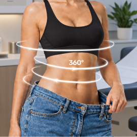 Referencia visual de evaluación corporal para Lipo 360